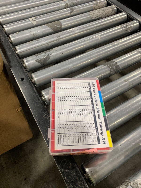 Photo 1 of ASHINER Red Heat Shrink Tubing Kit - 580Pcs EVA Material in 11 Sizes - Ideal for Electrical Insulation, Repairs, and Wire Connectors with User-Friendly Design and Storage Case