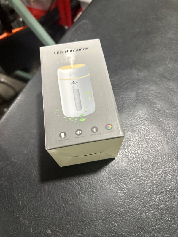 Photo 1 of Lisacool Small Humidifier, Portable Mini Humidifier for Bedroom,Office, Car,Travel with Night Light, Auto Shut-Off,Super Quiet (White)