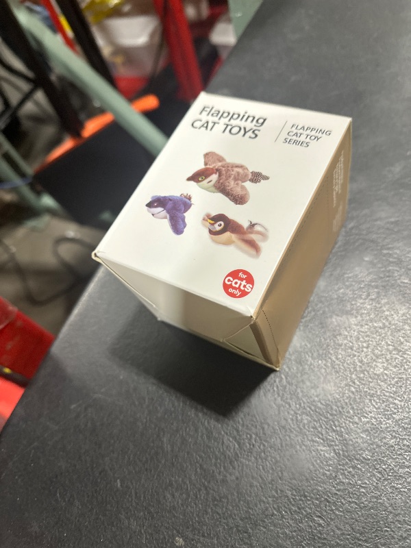 Photo 1 of Poreids Chirping Bird Cat Toy - Interactive Flapping Bird Cat Toy for Indoor Cats, Simulated Rechargeable Flappy Sparrow with Catnip Pouch