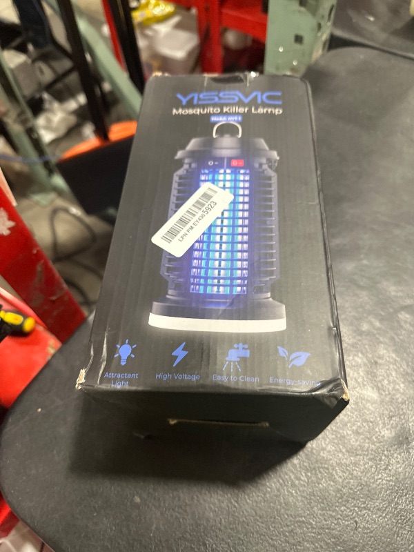 Photo 1 of YISSVIC Bug Zapper Outdoor Indoor Waterproof Electric Mosquito Lamp Fly Zapper Killer Effective 4200V Plug in for Home Patio Office Courtyard