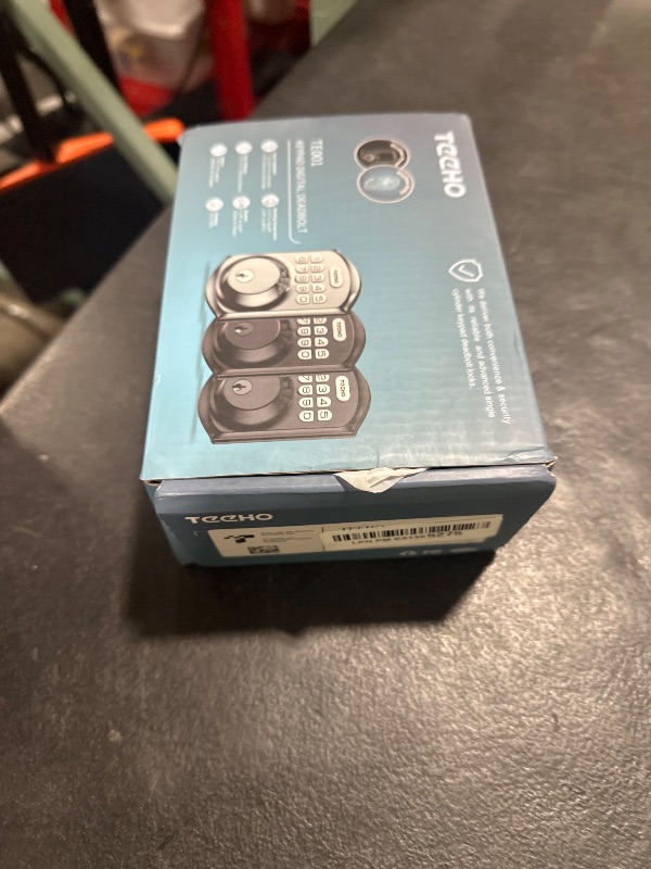 Photo 1 of TEEHO TE001 Keyless Entry Door Lock with Keypad - Smart Deadbolt Lock for Front Door with 2 Keys - Auto Lock - Easy Installation - Satin Nickel