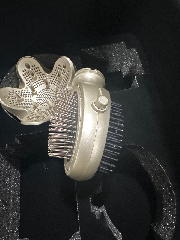 Photo 1 of Tqcir 8-in-1 Professional Hot Air Styler&Hair Dryer Brush, Powerful Multi-Styler with Auto-Wrap Curler with Storage Case, Fast Drying Curling Straightening Volumizing Without Heat Damage(Gold)