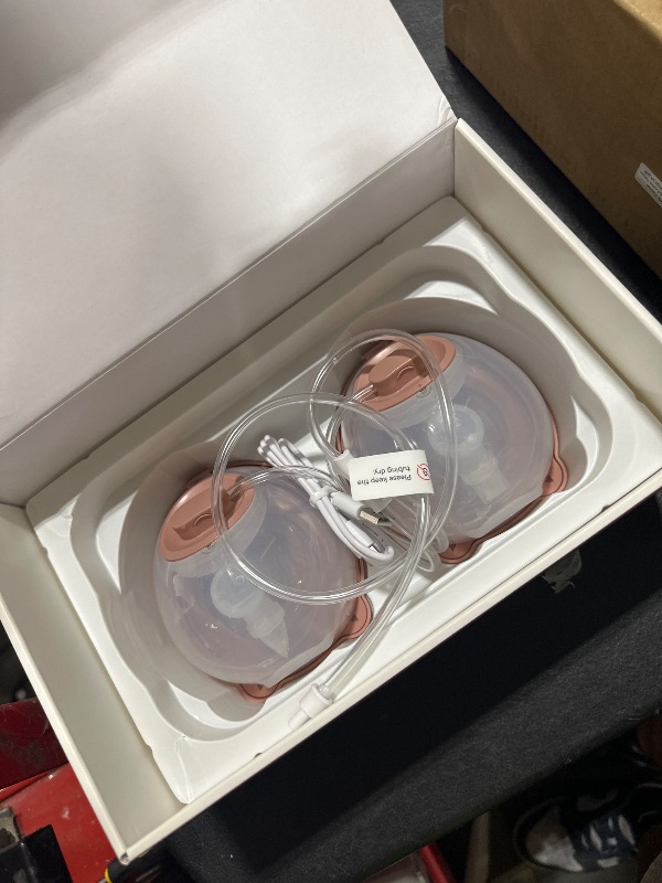 Photo 1 of Momcozy Breast Pump V2 Pro Ultra-Lightweight, Hands-Free & Portable Wearable Pump with Upgraded Integrated DoubleFit Flange, Quiet & Leak-Proof Electric Pump, 3 Modes|9 Levels, 17/19/21/24mm