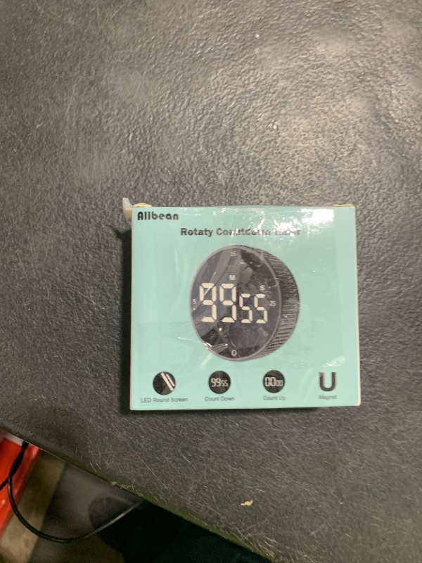 Photo 1 of Digital Kitchen Timer with Magnetic, Large LED Display Countdown/Countup Timer, Pomodoro Preset 5/15/25 Mins, Volume & Brightness Adjustable for Cooking Baking Working Studying Gunmetal