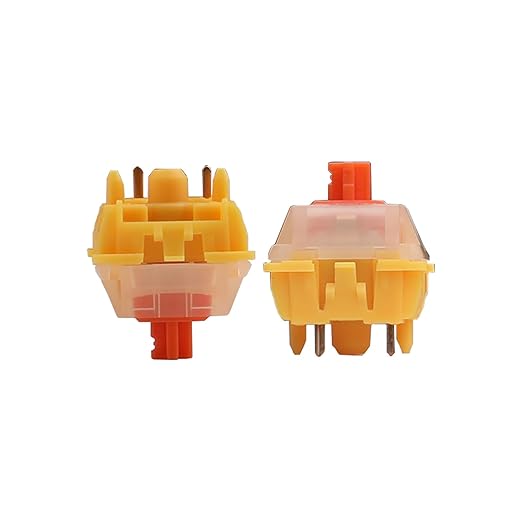 Photo 1 of KAILH Novelkeys Cream MX SMD 5 Pin RGB Switches for Backlit Mechanical Gaming Keyboard (68 pcs