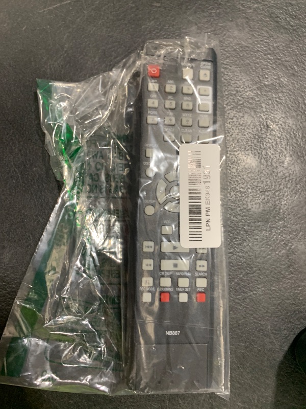 Photo 1 of NB887UD NB887 Replacement Remote Control fit for Magnavox DVD VCR Combo Player ZV427MG9A RZV427MG9 ZV427MG9 RZV427MG9A NB820UD NB820