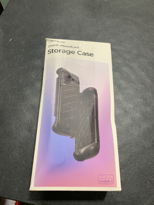 Photo 1 of JSAUX Split Protective Case for Nintendo Switch 2, TPU Middle Frame & PC Front Cover, Non-Slip Ergonomic Grip, Storage for 10 Game Cards, Supports Stand Use, Shock Absorption & Anti-Scratch-PC0114