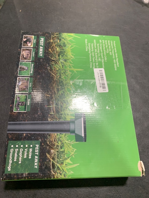Photo 1 of Snake Repellent for Yard & Mole Repellent Solar Powered, Ultrasonic Deterrent, IP65, to Get Rid of Gopher, Hawk, Vole, Skunk for Lawn & Garden(10 Pack)
