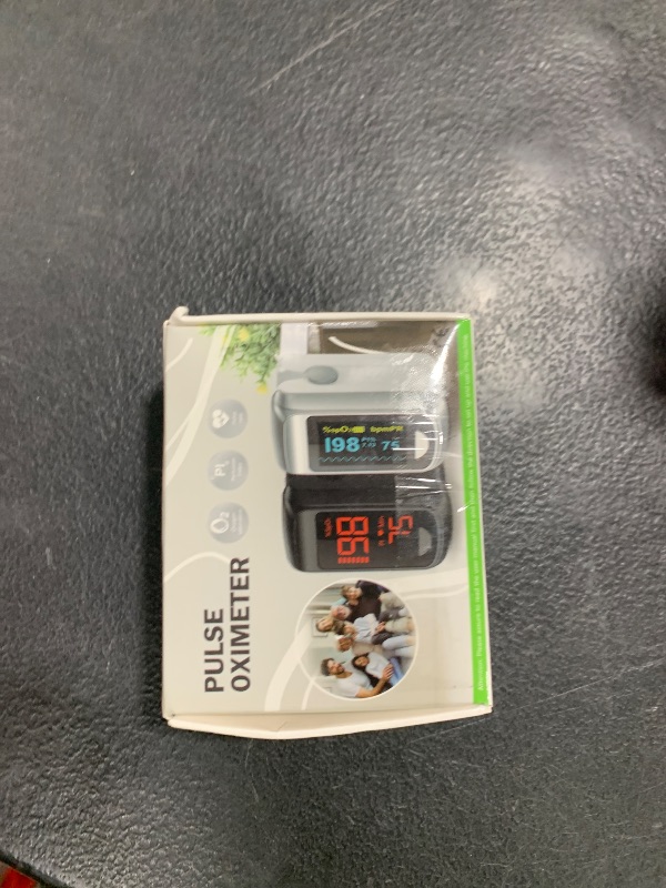 Photo 1 of Pulse Oximeter Fingertip- Mini Oximeter Oxygen Saturation Monitor for SpO2/Heart Rate/PI, with Auto Graph Display