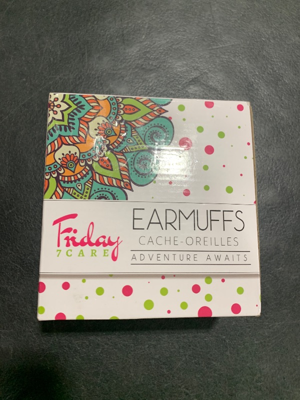 Photo 1 of Friday 7Care Baby Ear Protection Noise Cancelling Headphones for Ages 0-24 Months, Pink