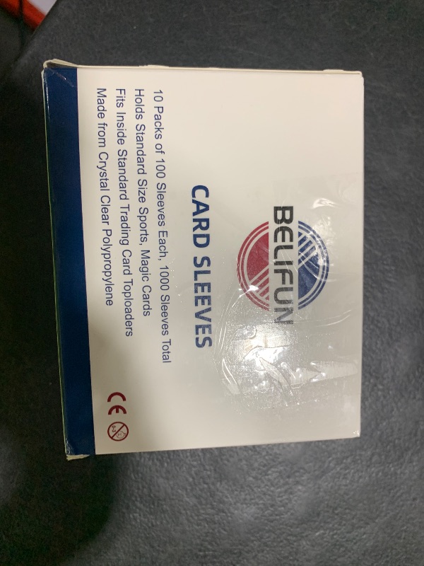 Photo 1 of 1000ct Soft Trading Card Sleeves - Clear Penny Sleeves, Toploaders for Trading Cards, Card Protector Sleeves for Standard Cards, Baseball Cards, Sports Cards, Game Cards, MTG, Football Cards