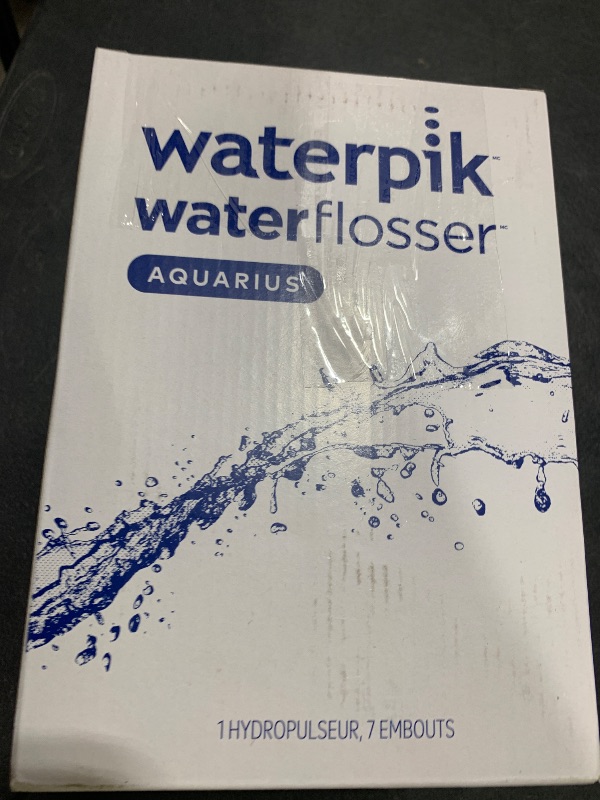 Photo 1 of Waterpik Aquarius Water Flosser For Teeth Cleaning, Gums, Braces, Dental Care, Electric Power With 10 Settings, 7 Tips For Multiple Users And Needs, ADA Accepted, White WP-660, Packaging May Vary