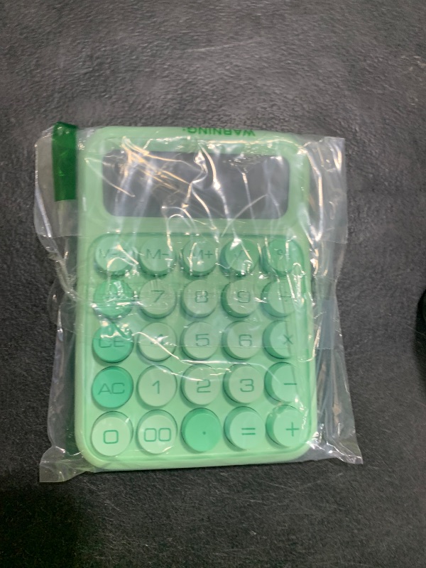 Photo 1 of Mr. Pen- Mechanical Switch Calculator, 12 Digits, Large LCD Display, Green Calculator Big Buttons, Back to School Supplies