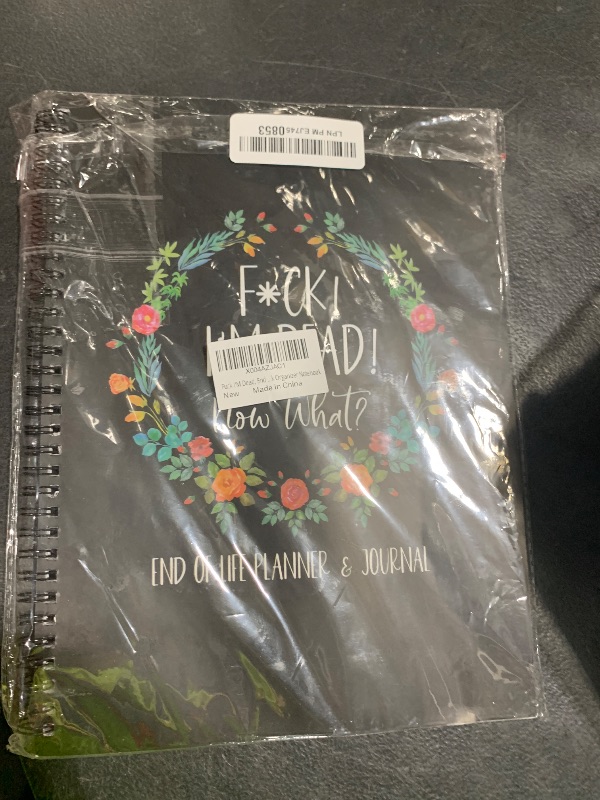 Photo 1 of I'M Dead, End Of Life Planner, I'M Dead Now What Planner, End Of Life Planner Organizer Notebook, Guided Final Arrangements When I'M Gone Workbook, for Possessions, Business Affairs, and Final Wishes