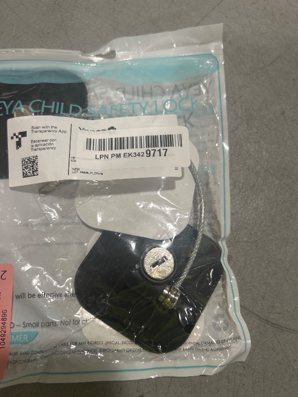 Photo 1 of YEYA Upgraded Refrigerator Lock for Adults, Fridge Locks for Kids with Key