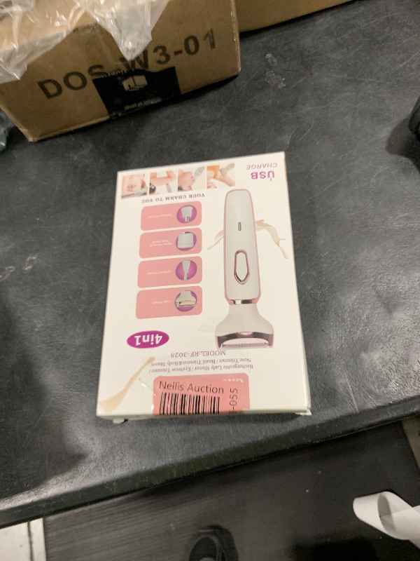 Photo 1 of Epilators Hair Removal for Women, 4 in 1 Women Face Epilator, Facial, Eyebrow and Nose Hair Trimmer for All Skin Types, Removable and Washable Heads