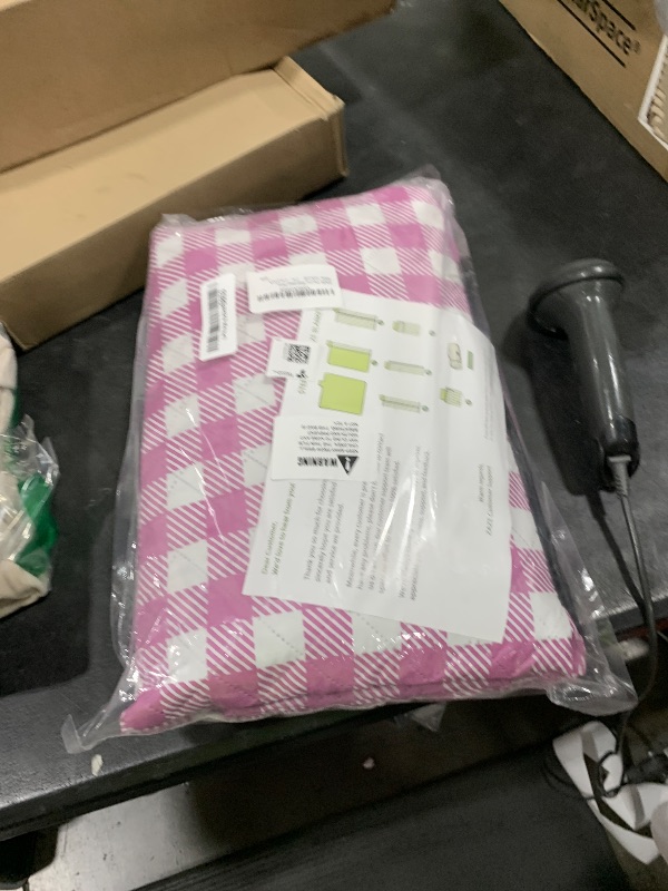 Photo 1 of ZAZE Picnic Blanket Waterproof Sandproof, 80''x80'' 3-Layer Cute Compact Extra Large Machine Washable Foldable Beach Mat, Big XL Outdoor Blankets for Spring Summer Camping, Park, Grass(Pink and White)
