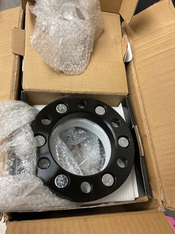 Photo 1 of SEE PICTURES……..KSP 6X5.5 Wheel Spacers Fit for Tacoma 4runner, 1.5 inches Forged Hub Centric Adapters Kits with Extended Open Lug Nuts fit 6 Lug Wheels Without Locking hub, Package of 4 (Black 6061 T6 Aluminum)