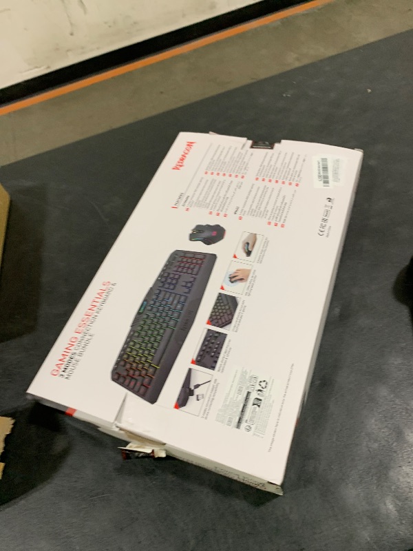 Photo 1 of Redragon S101M-KS Gaming Keyboard and Mouse Wireless with Tri-Mode, RGB Keyboard and 4800 DPI Gaming Mouse, 10 Independent Multimedia Keys for Wins, PC, Computer, Wireless S101 Ideal for Gamer