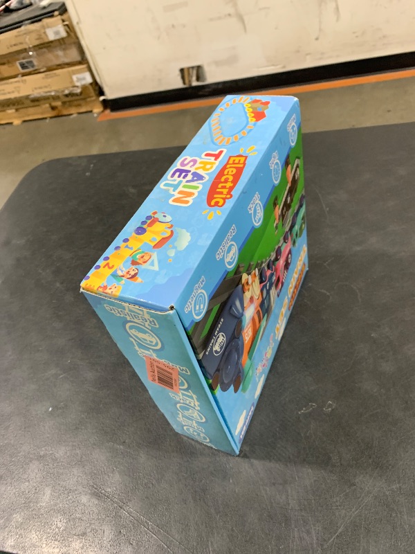 Photo 1 of MORECOLL Electric Train Set for Toddlers & Kids w/Music, Lights & Tracks - First Choo Choo Train, Magnetic Connection, Birthday Gifts for Boys and Girls