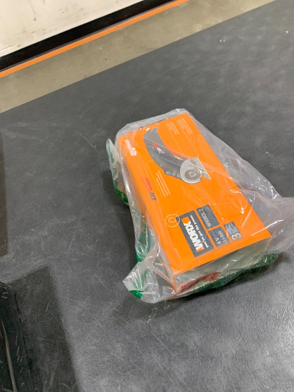 Photo 1 of Worx Zipsnip Cordless Electric Scissors, Rechargeable Cardboard Box Cutter, 4V Powerful Fabric Scissors with 2 Safety Blades & Storage Bag WX082L.2