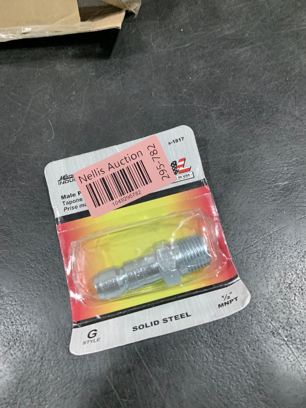 Photo 1 of Milton S-1817 1/2" MNPT G Style Plug