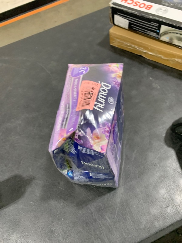 Photo 1 of Downy Infusions Mega Dryer Sheets, Laundry Fabric Softener, CALM, Lavender and Vanilla Bean, 130 Count