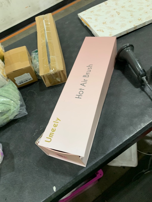 Photo 1 of Umeely Plus 2.0 Hair Dryer Brush Blow Dryer Brush in one, 2'' Oval Brush Head Ionic Hot Air Brush Styler Volumizer with Anti-Frizz Ceramic-Coated Titanium Barrel for Smooth and Shiny Blowout