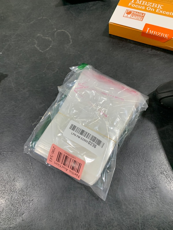 Photo 1 of 200 PCS Clear Cellophane Bags, 4x6 Inch Self Sealing Resealable Cello Bags Decorative Wrappers