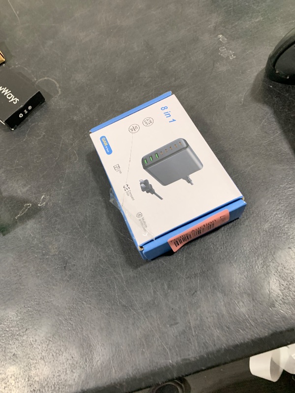 Photo 1 of 500W USB C Charger Block, 8-Port USB C Charging Station Fast Charging PD 120W PC Laptop Charger Adapter Compatible with MacBook Pro/Air/All iPad,DELL, iPhone 16/15/14/13/Pro Max/Galaxy