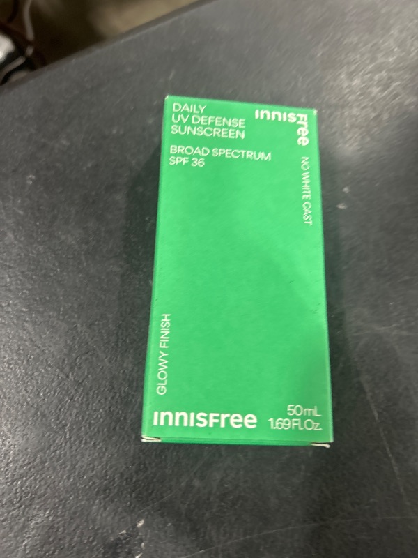 Photo 1 of Innisfree Daily UV Defense SPF 36 – Korean Face Sunscreen, Invisible Finish, Broad Spectrum, No White Cast, Lightweight, Hydrating