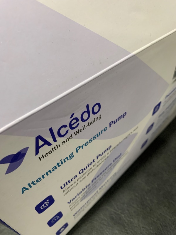 Photo 1 of Alcedo Alternating Air Pressure Mattress Pad for Bed Sore and Ulcer Prevention, Hospital & Home Use Medical Mattress Topper for Bedridden Patient, Adjustable Ultra Quiet Pump and Waterproof Cushion