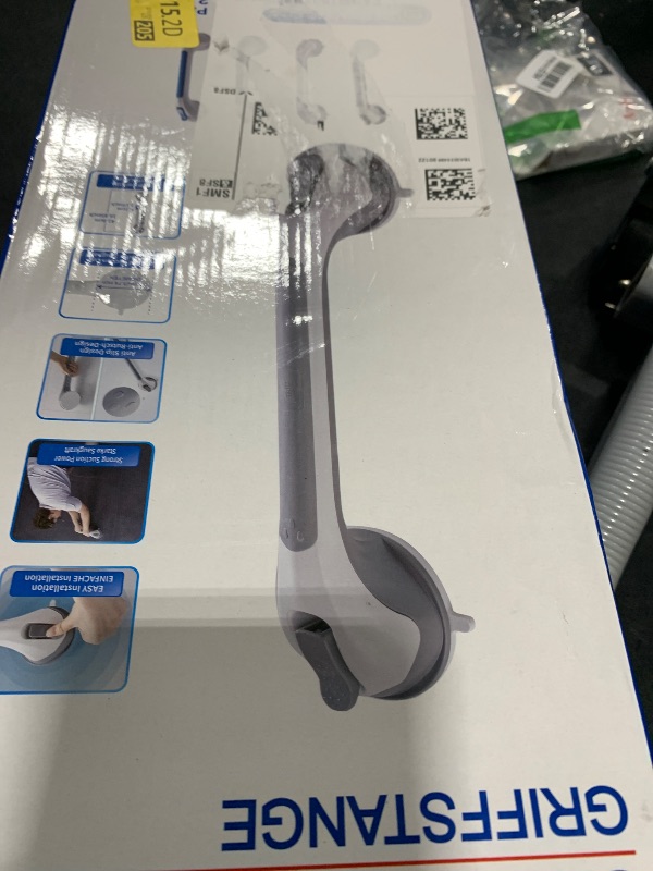 Photo 1 of TAILI Grab Bars for Bathtubs and Showers 2 Pack Suction Grab Bar, Heavy Duty Shower Handle Removable Bath Handrails for Seniors and Elderly, Bathroom Safety Grip No Drilling Waterproof,Grey