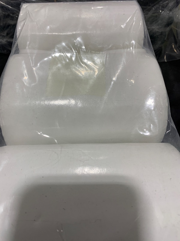 Photo 1 of 3 Rolls Adhesive Felt Sheet Padding 1/4" x 6" x 2.5 Yard Sticky White Felt Pads for Wound Cushioning