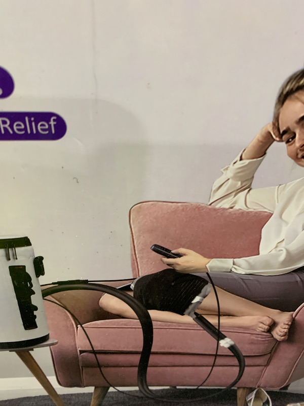 Photo 1 of Cold Therapy Machine with Programmable Timer, Portable Ice Machine for Knee After Surgery, Knee Replacement Recovery System, Cryotherapy Pain Relief w/Compression Pad for,Shoulder, Hip and Ankle