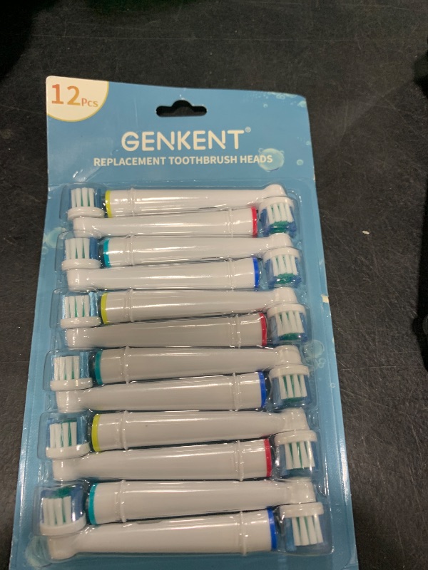 Photo 1 of Replacement Toothbrush Heads Compatible with Oral B Braun, 12 Pcs Professional Electric Toothbrush Brush Heads Compatible with Oral B Replacement Heads Refill 7000/Pro 1000/9600/500/3000