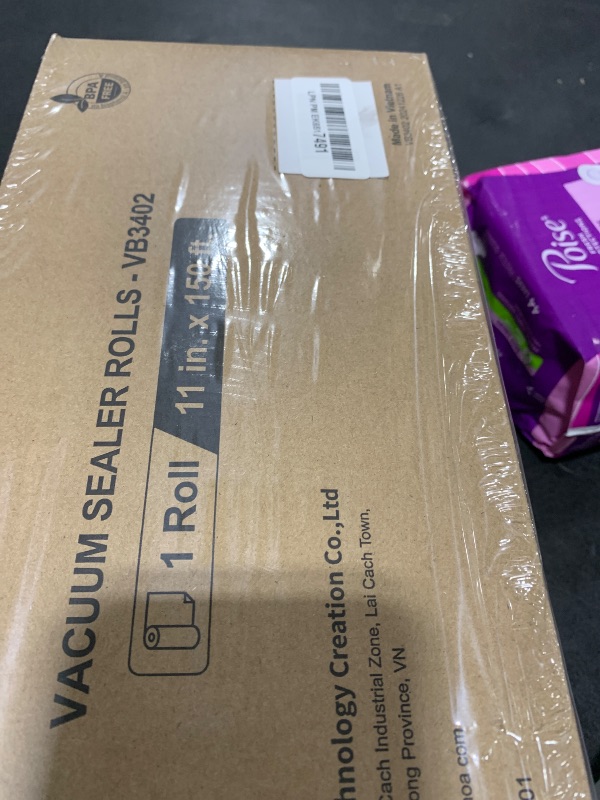 Photo 1 of [2025 New] Bonsenkitchen 11” x 150’ Vacuum Sealer Bags Rolls with Cutter for Food Storage, Commercial Grade, BPA Free, Great for Meal Prep and Sous Vide Cooking