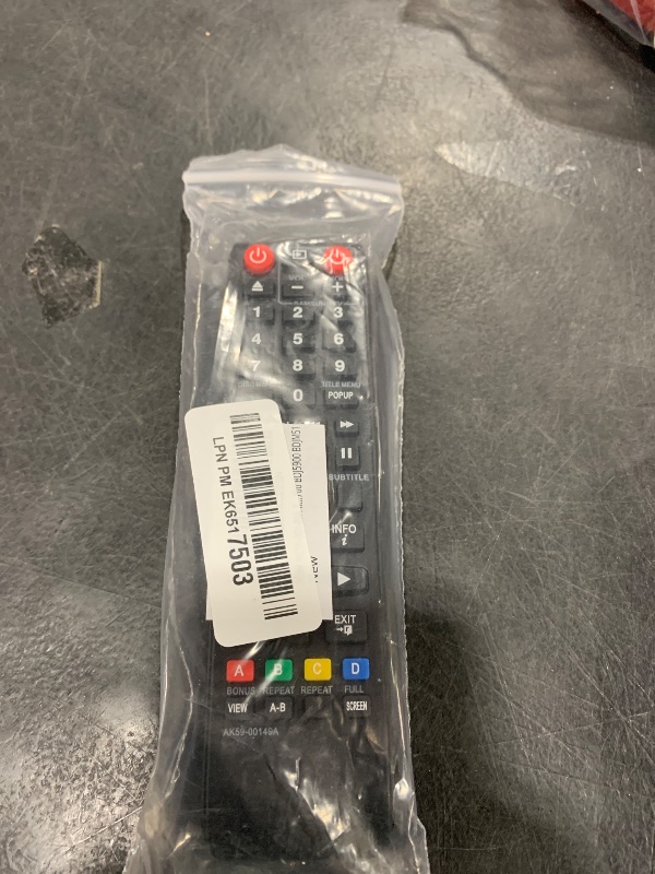 Photo 1 of New AK59-00149A fit for Samsung Bluray Disc Player Remote Control BD-JM57 BD-J5700BD-ES5000 BD-ES5300 BD-F5100 BD-FM57C BD-HM59 BDFM51 BDFM57C BDH5100 BDH5900 BDHM51 BDJ5100 BDJ5700 BDJ5900 BDJM51