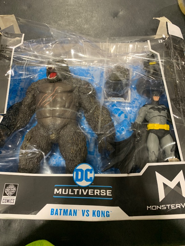 Photo 1 of McFarlane Toys - DC Multiverse Batman vs. Kong (Justice League vs. Godzilla vs. Kong) 2pk