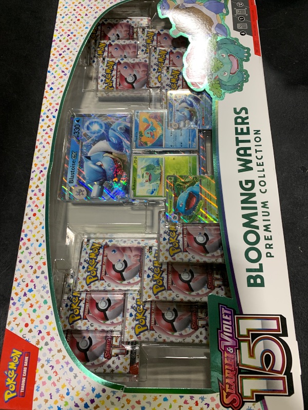 Photo 1 of Pokemon TCG: Blooming Waters 151 Premium Collection - 12 Packs, Promos