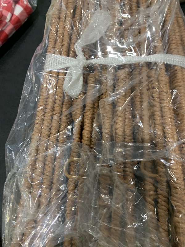 Photo 1 of UBBCARE 4 Pack Wicker Basket, 13.4L×8.3H×7.1W inch Woven Paper Rope Storage Baskets for shelves, Foldable Rectangular Storage Baskets with Handle, Storage Basket for Organizing, Caramel