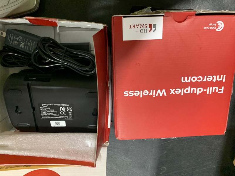 Photo 1 of Hosmart UltraSpeak Pro Intercoms Wireless for Home, Two-Way Real-time Intercom Full Duplex Wireless Intercom System for Home Use, Clear Sound House Intercom System for Business with 1200 Feet Range