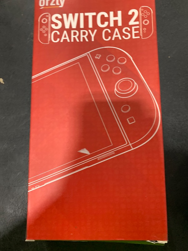 Photo 1 of Orzly Case for Nintendo Switch 2 Protective Travel Carry Case with Screen Padding, Game Cards & microSD Slots with Zipped & Open Pockets for Console Accessories - Gift Box Edition
