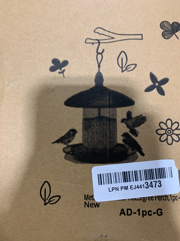 Photo 1 of Bird Feeder for Outdoors - 360° Feeding Perch. Green