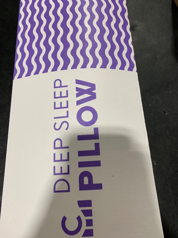 Photo 1 of C CUSHION LAB Deep Sleep Pillow, Patented Ergonomic Contour Design for Side & Back Sleepers, Orthopedic Cervical Shape Gently Cradles Head & Provides Neck Support & Shoulder Pain Relief - Calm Grey