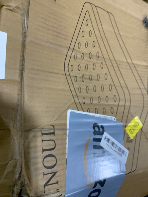 Photo 1 of SENNOUL Air Mattress Queen with Built in Pump - Upgraded Blow Up Bed,2 Mins Quick Self Inflatable and Deflate, 18"/650lbs Max, Strong Support, Flocked Top, Puncture Resistant, for Camping,Home,Guests