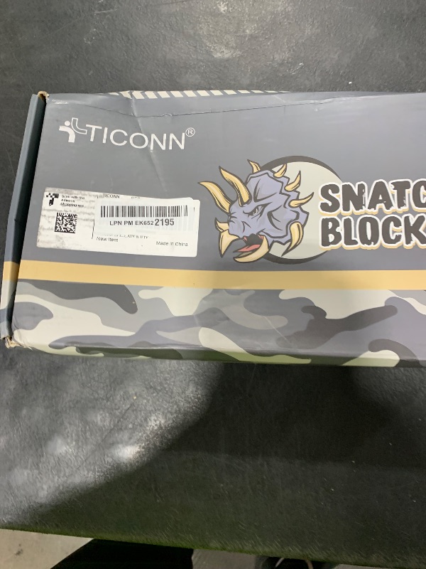 Photo 1 of TICONN 10 Ton Winch Snatch Block Towing Pulley Blocks 22,000 LBS Capacity, Heavy Duty Offroad Recovery Accessory for Truck, Tractor, ATV & UTV