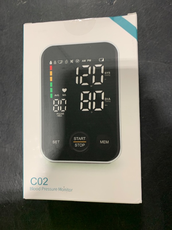 Photo 1 of Oklar Blood Pressure Monitor Upper Arm Monitors for Home Use BP Machine Sphygmomanometer with 2x120 Reading Memory Adjustable Arm Cuff 8.7"-15.7" Large Display with LED Background Light Storage Bag