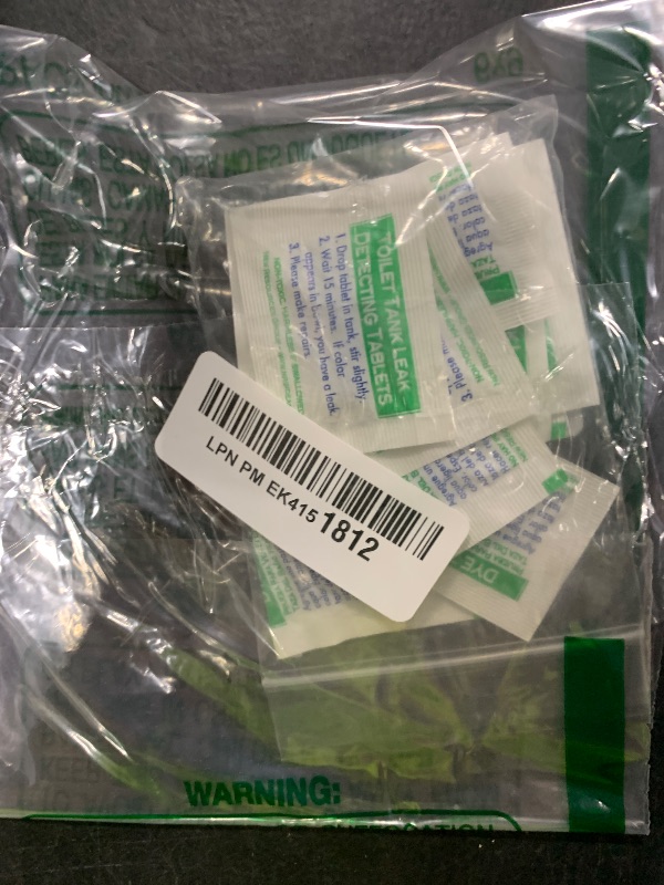 Photo 1 of New Resources Group Toilet Leak Detection Dye Tablets (Detect Silent Leaks) Blue 20 Pack