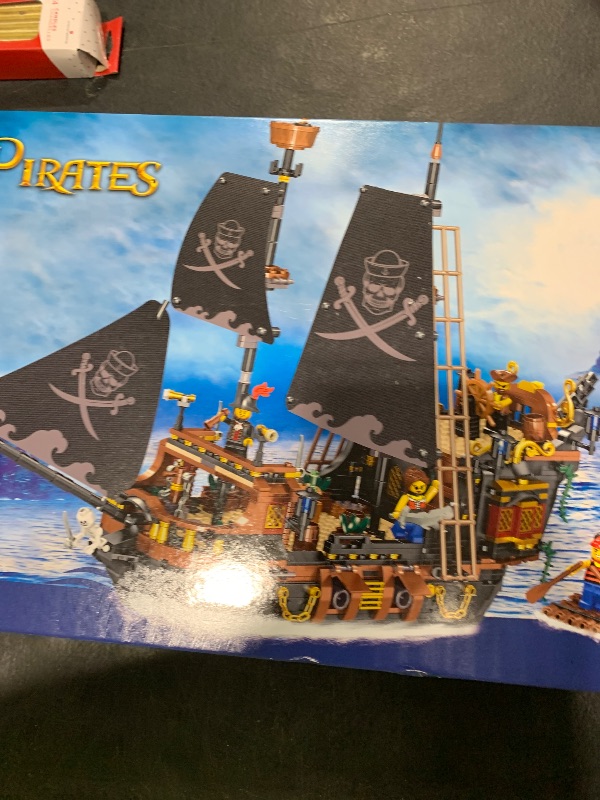 Photo 1 of YBLOCK Pirates Ship Mini Building Set -Not Compatible with Lego Set for Boys 8-14, Gift for Kids & Adult Collections Enthusiasts (1328 Pieces)